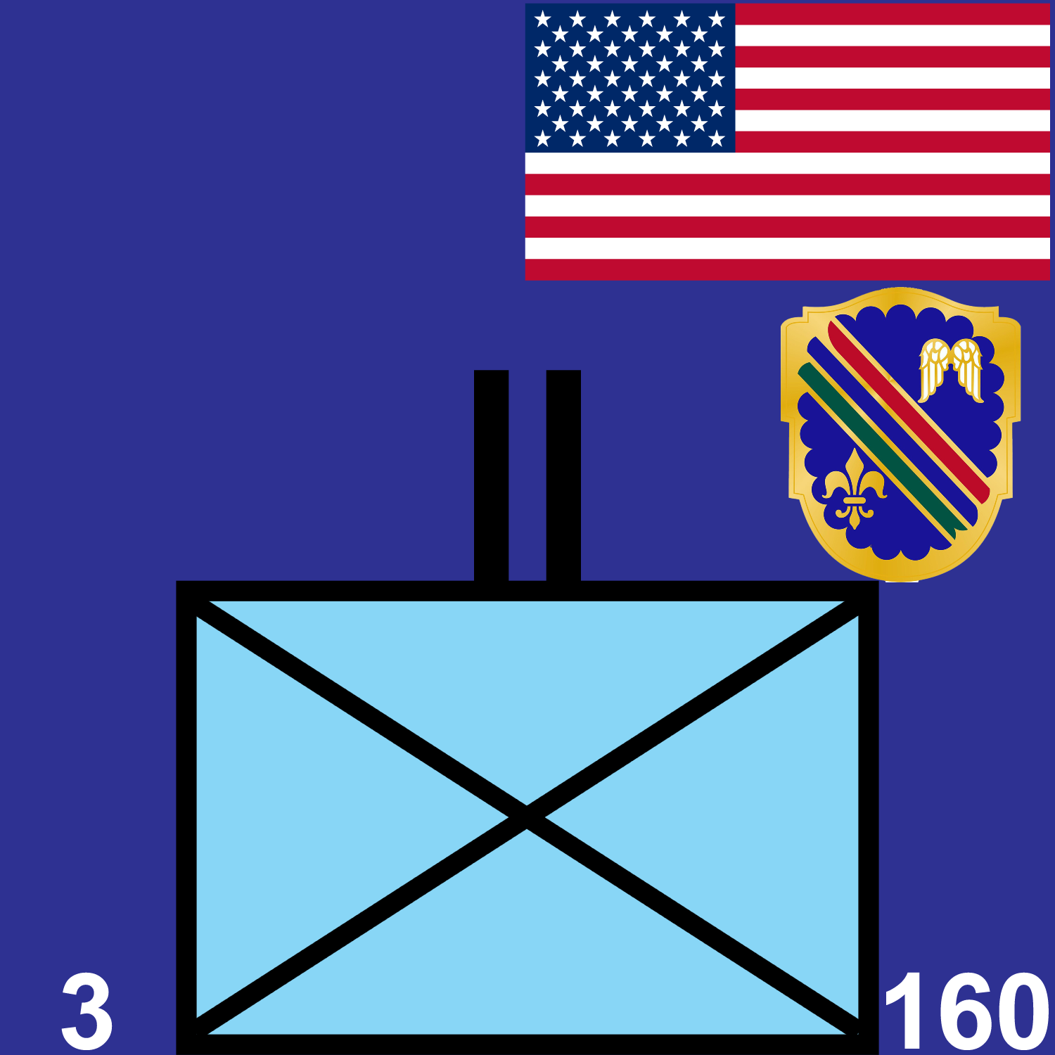 3d Battalion, 160th Infantry Regiment icon